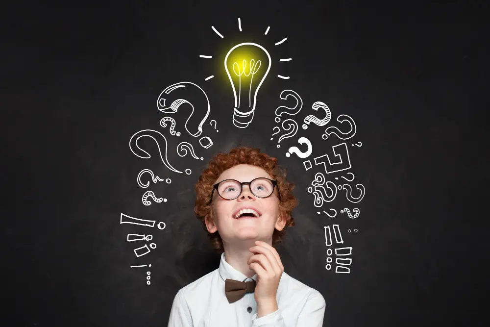 Person reading on a table