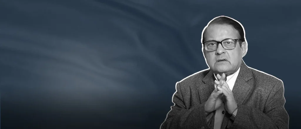 Man looking confidently